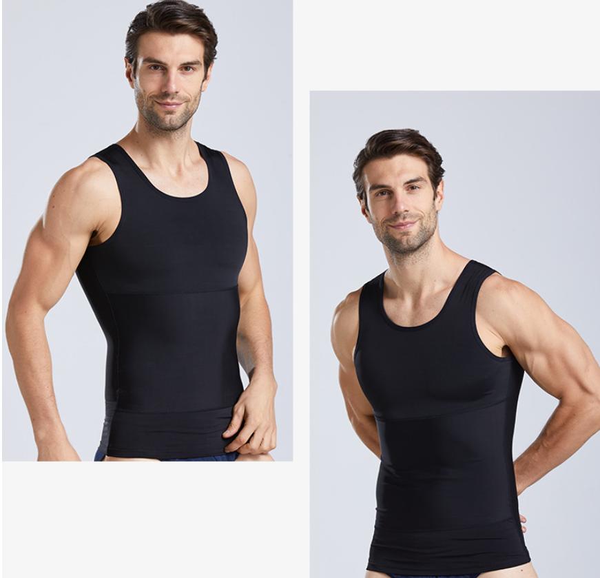 Men compression shirt - Tank - REF 002 - KWCURVES - Shapewear